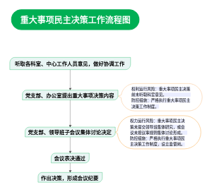 重大事项民主决策工作流程图