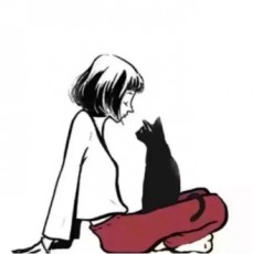 女人与猫