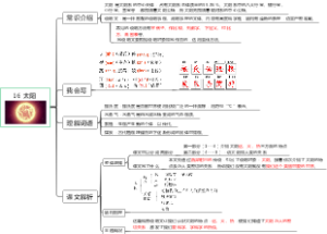 部编版小学语文五年级上册 课文 16 太阳