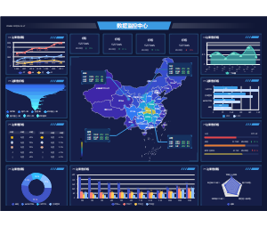 数据监控中心大屏（带图表数据库）