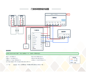 门禁系统接线电路图模板