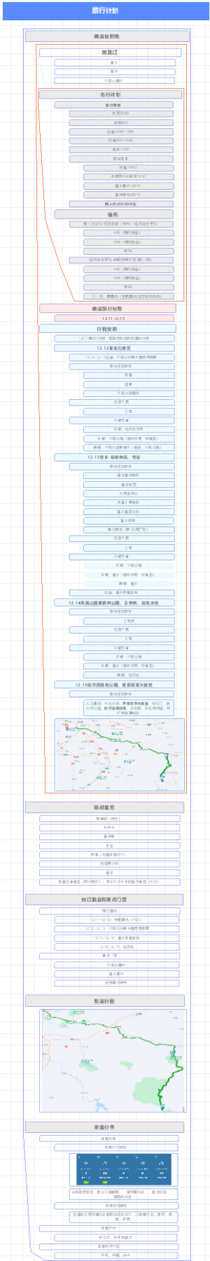 旅行计划