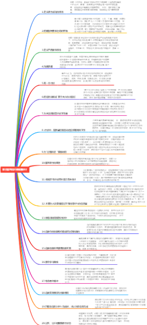 项目管理的20条锦囊妙计