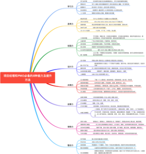 项目经理和PMO必备的8种能力及提升方法