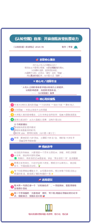 《认知觉醒》阅读笔记思维导图