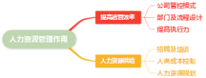 人力资源管理作用