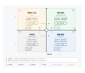 四象限组织文化矩阵图