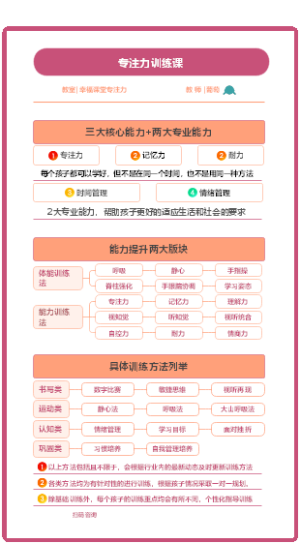 专注力课程体系介绍