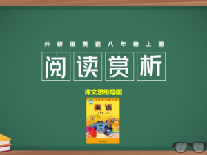 外研版英语八年级上册阅读赏析课文思维导图