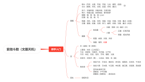 紫微斗数思维导图