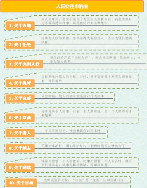 人际交往中的度思维导图笔记