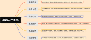 卓越人才素养