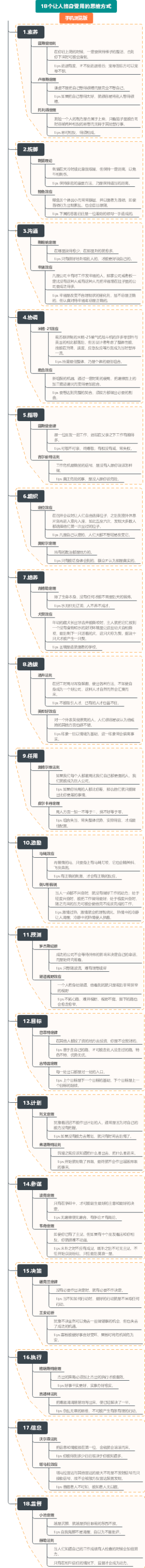 18个让人终身受益的思维方式(手机浏览版)