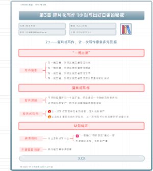 《秋叶训练营：写作7堂课》02.复利式写作