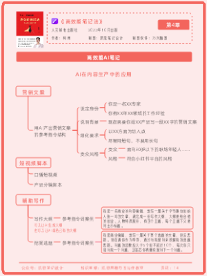 《高效能笔记法》第4章：高效能AI笔记