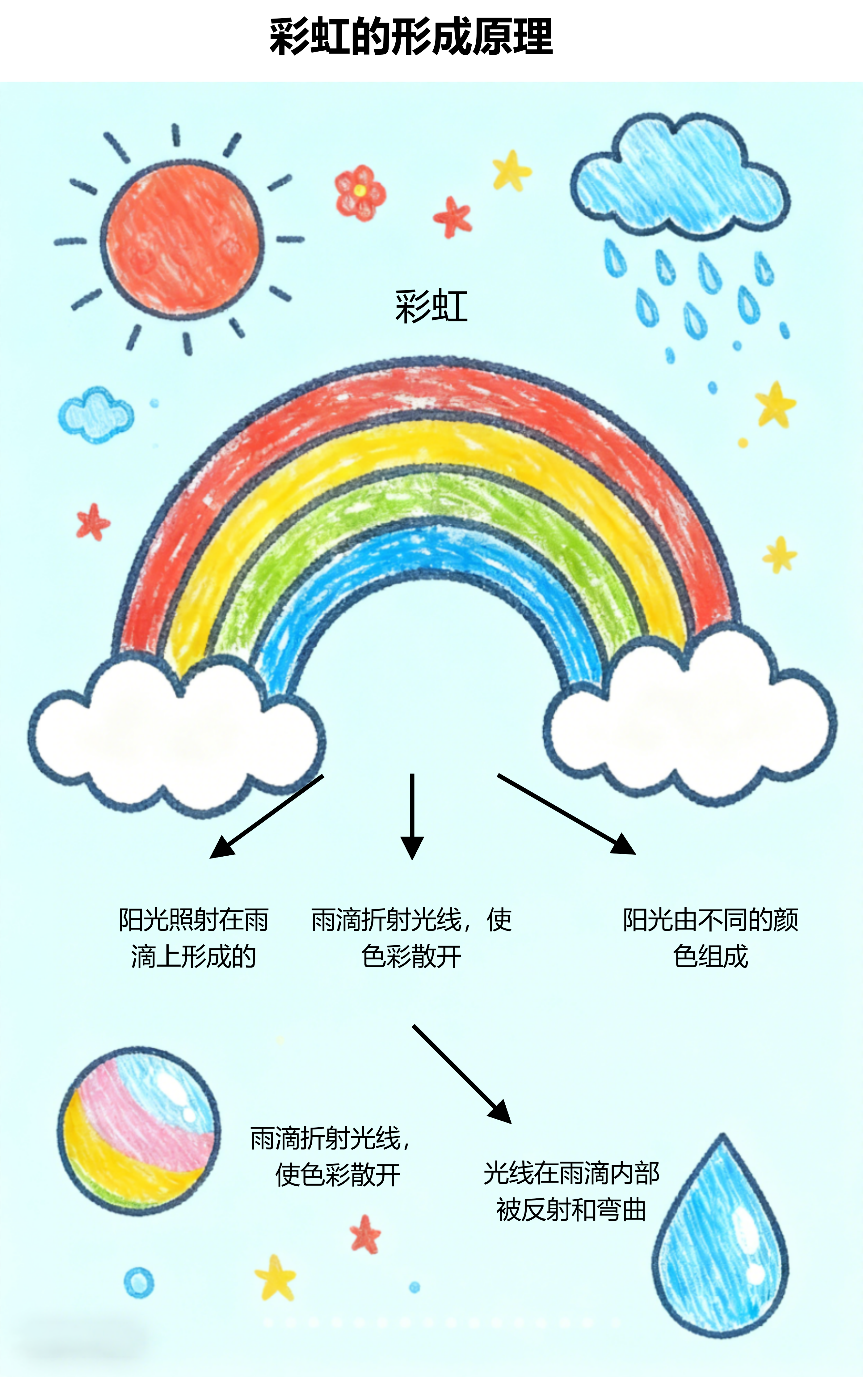 彩虹形成原理大揭秘，阳光、雨滴与色彩的奇妙邂逅