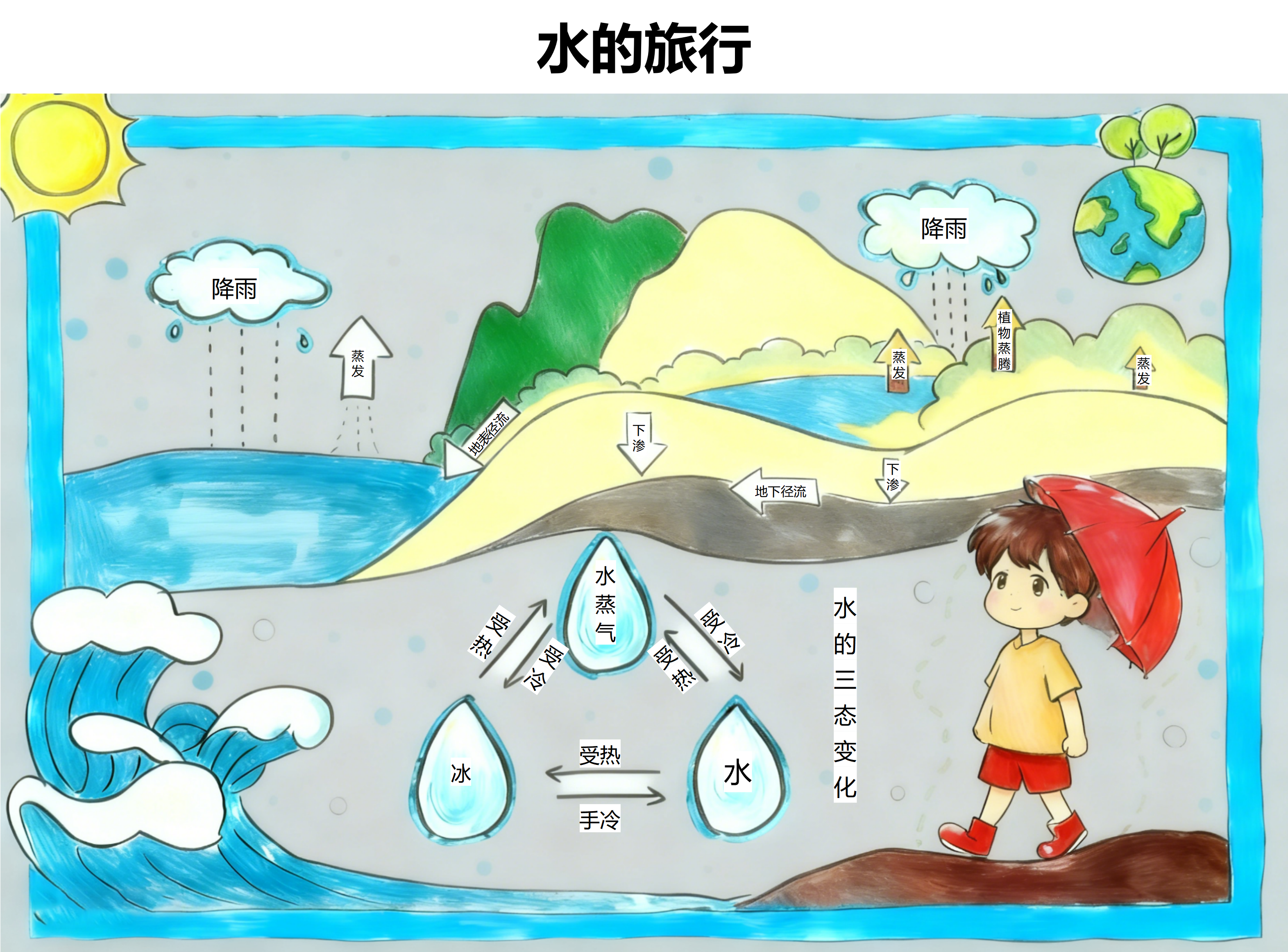 探索水的奇妙旅行：水的循环与三态变化全解析