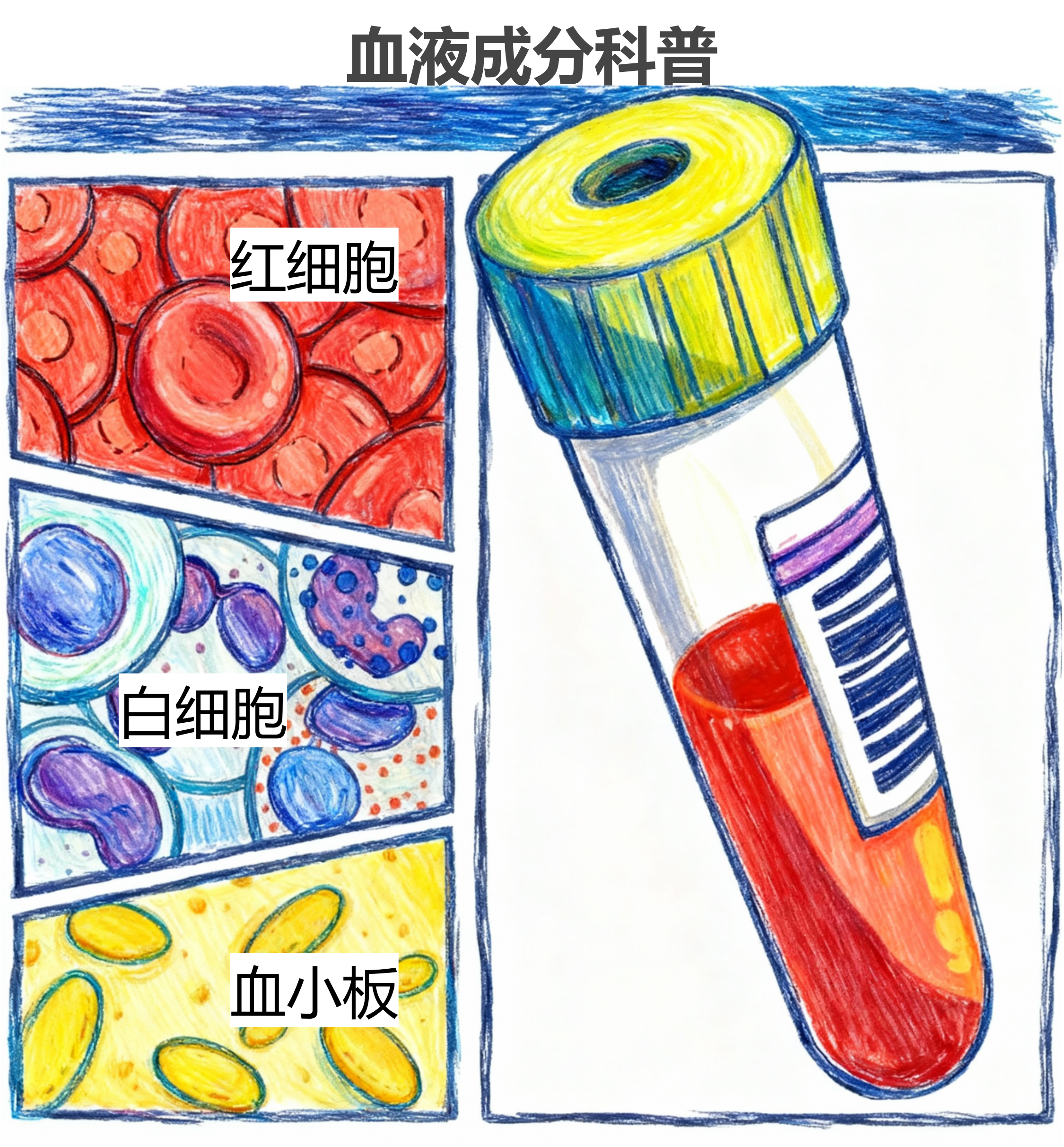 血液成分科普：红细胞、白细胞、血小板的奥秘