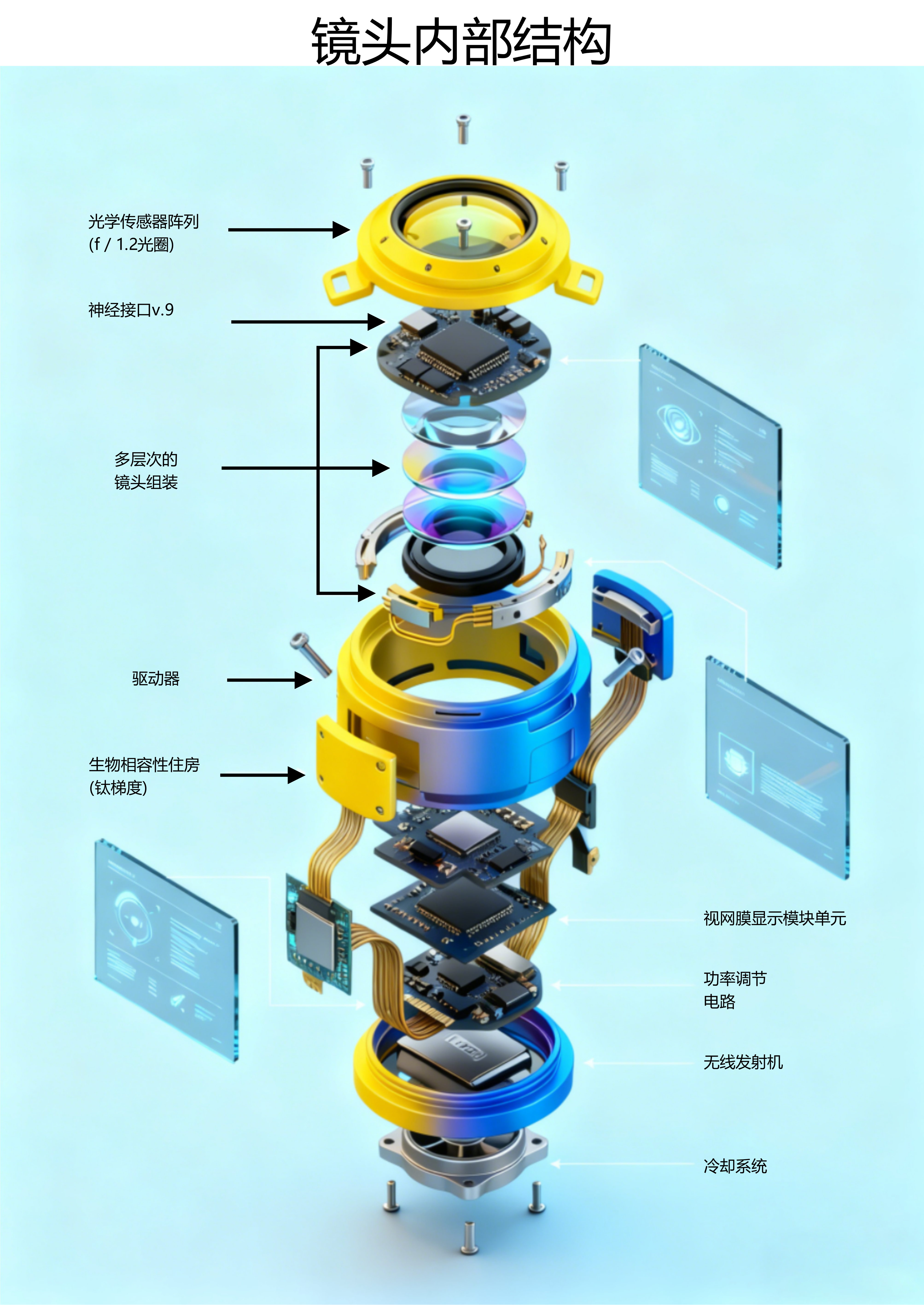 揭秘镜头内部结构：从光学传感器到冷却系统的精密之旅