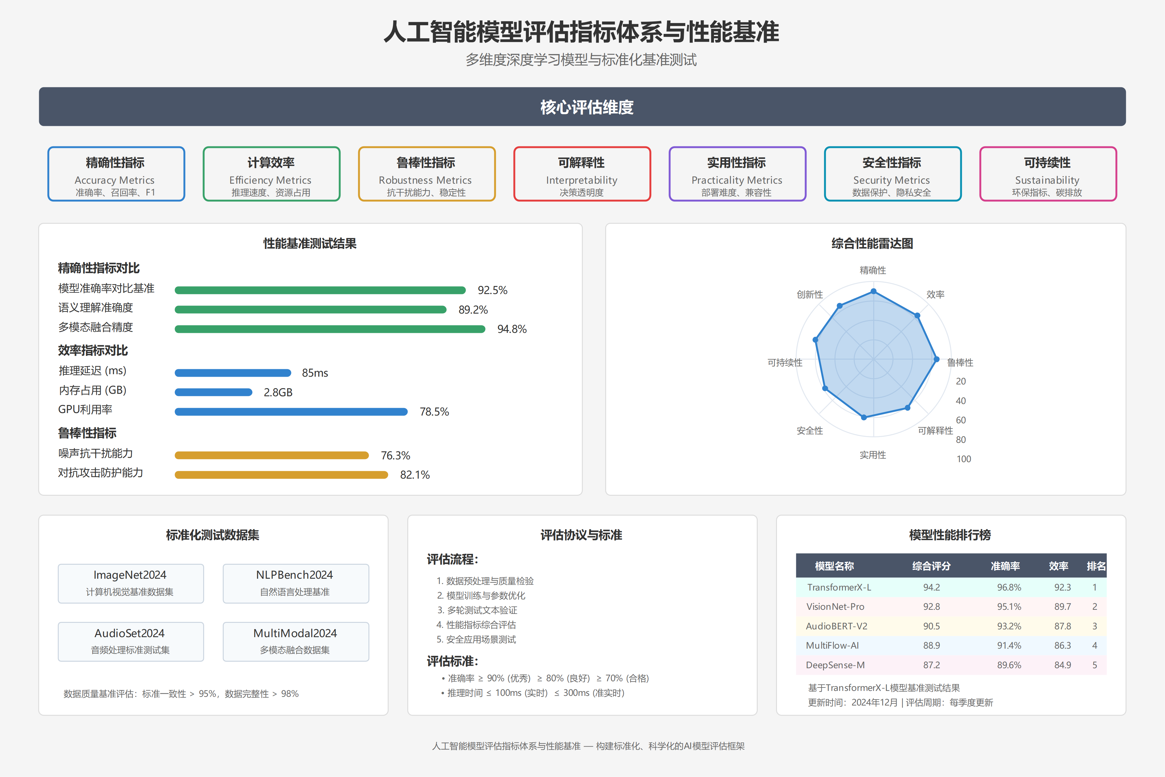 人工智能模型评估指标体系与性能基准测试全解析