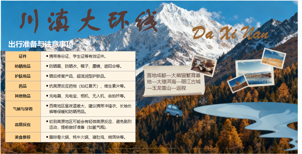 川滇大环线旅行攻略