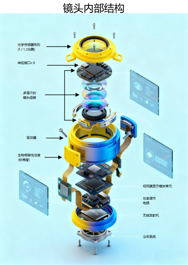 镜头内部结构剖析图