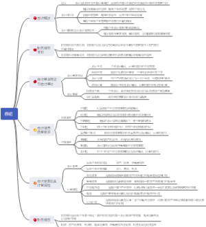 CPA注会《会计》第一章思维导图