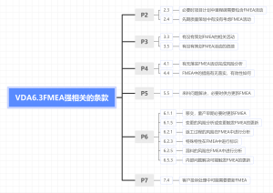 VDA6.3FMEA强相关的条款