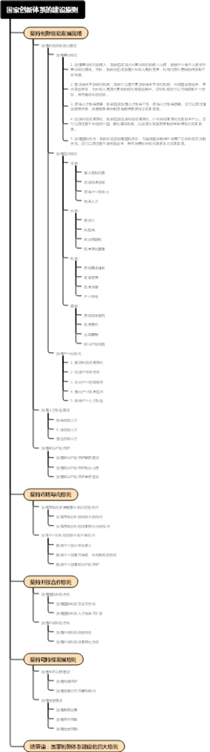 国家创新体系的建设原则