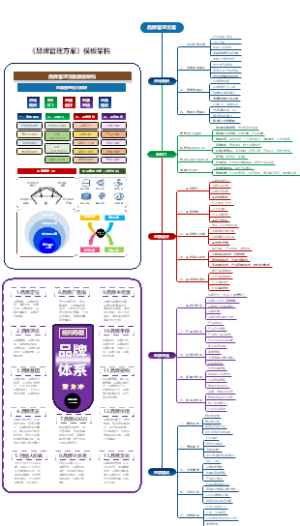 《品牌管理方案》模板架构