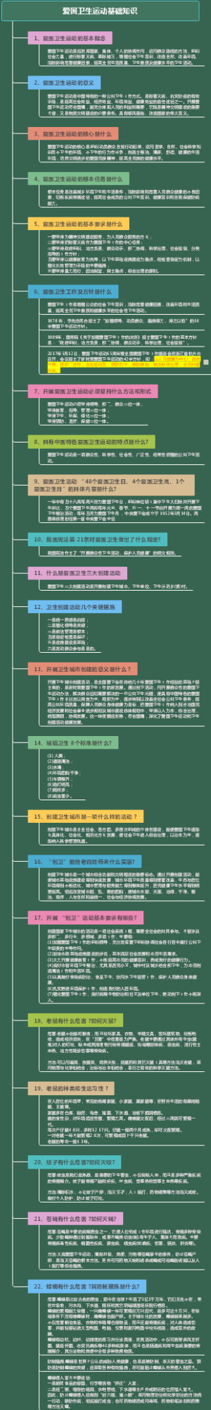 爱国卫生运动基础知识