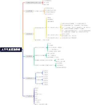 人生全景规划模板