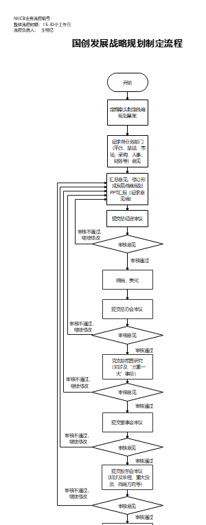 国创发展战略规划制定流程