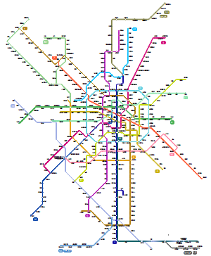 成都市地铁线路图（2024.01.28）