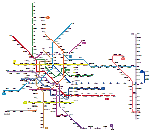 天津市地铁线路图（2024.01.16）