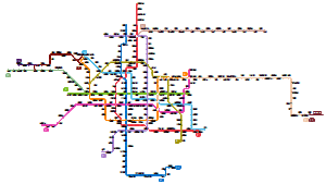 苏州市地铁线路图（2024.01.21）