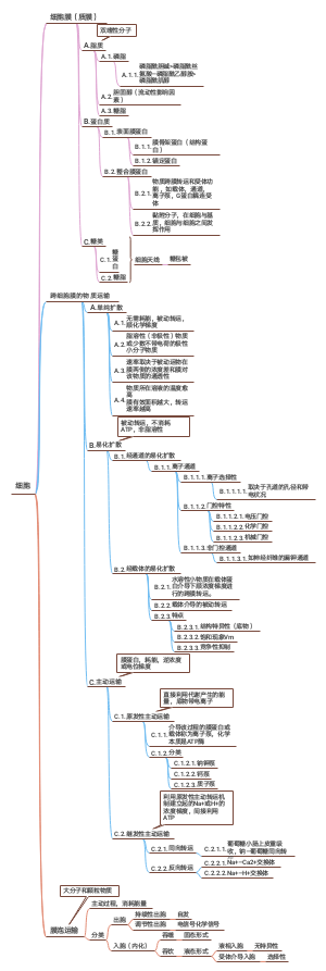生理学细胞知识总结