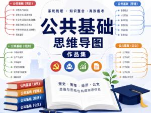 公共基础知识思维导图作品集-党史、管理、经济、公文全科知识点总结