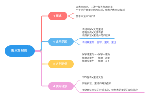 技能第一章 健康监测 表里双解剂