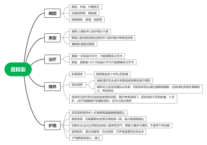 唇腭裂思维导图