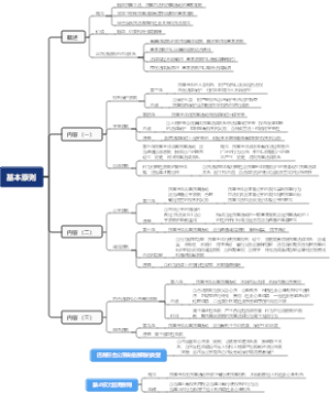 基本原则思维导图