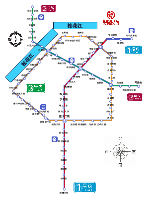 哈尔滨地铁线路图2025_V1.0