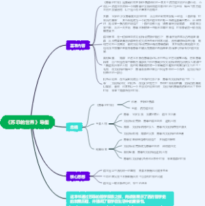 《苏菲的世界》导图