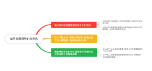 如何发展领导的多元化