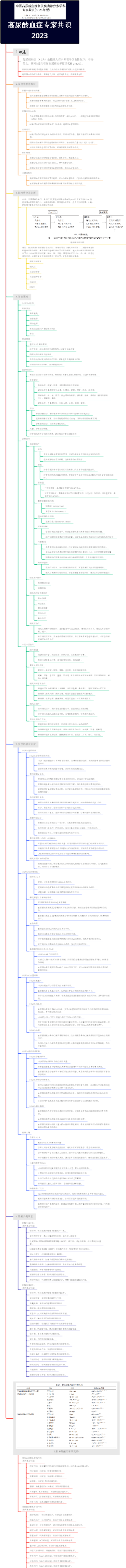 高尿酸血症专家共识2023