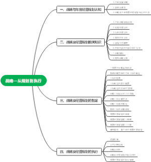 战略—从规划到执行
