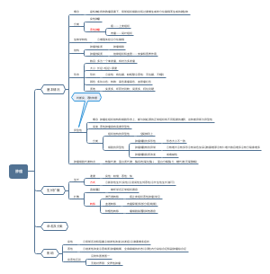 肿瘤病理学思维导图
