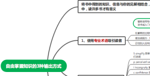 《高效阅读》（自由掌握知识的3种输出方式