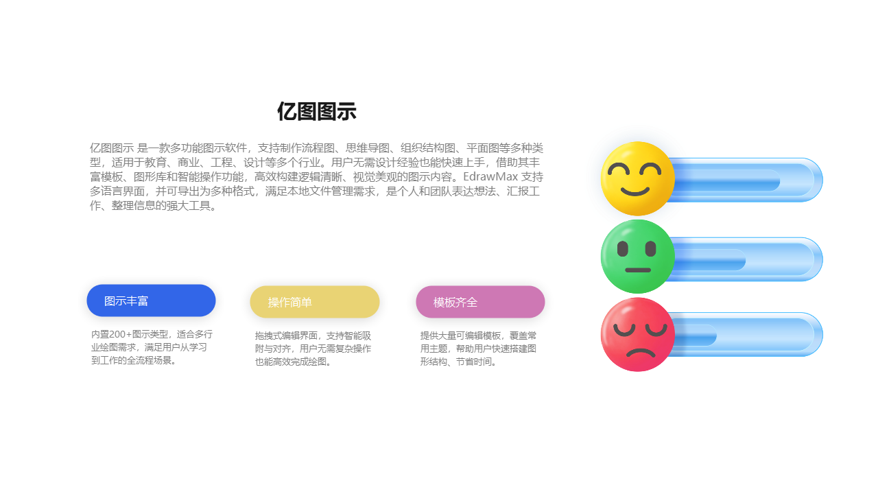 亿图图示满意度层级演示图