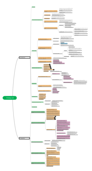 战略和战术思维导图